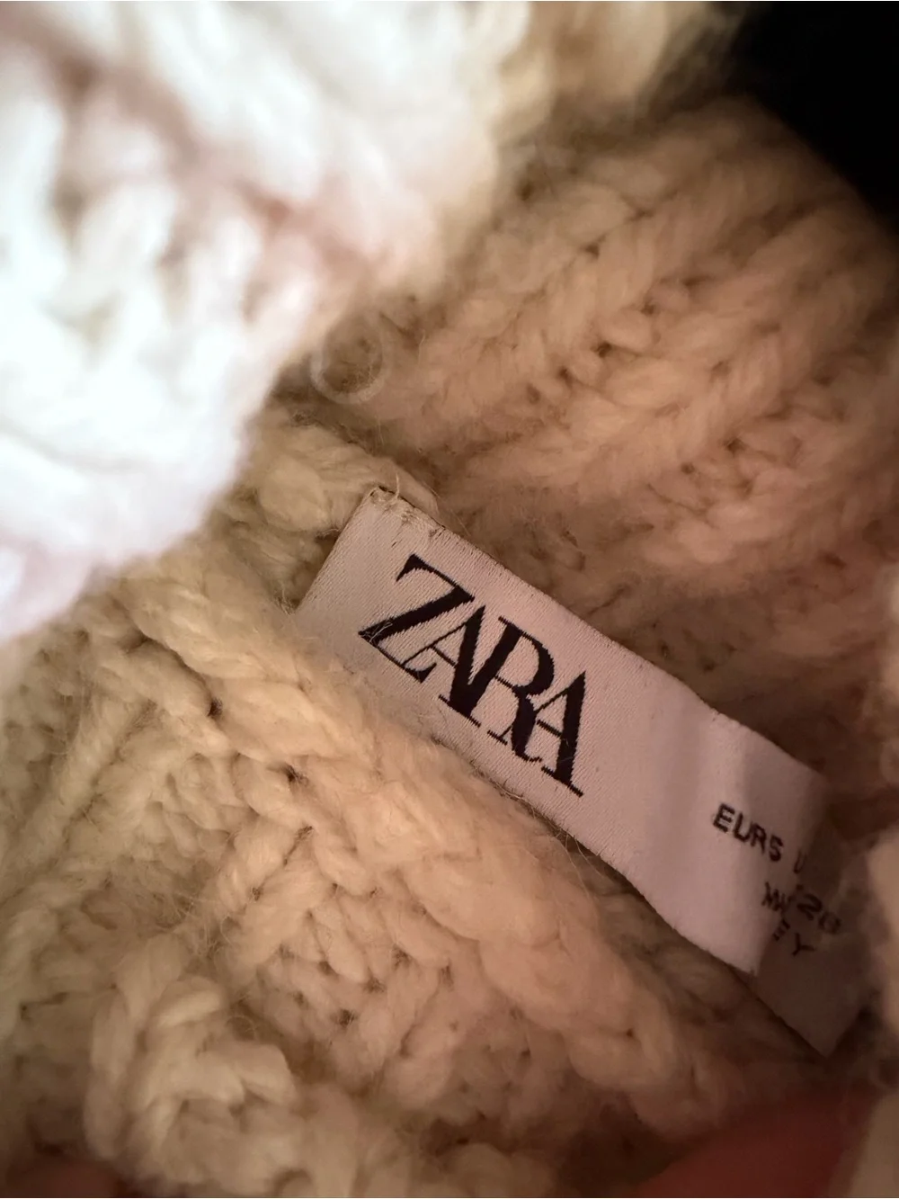 Zara cropped turtleneck